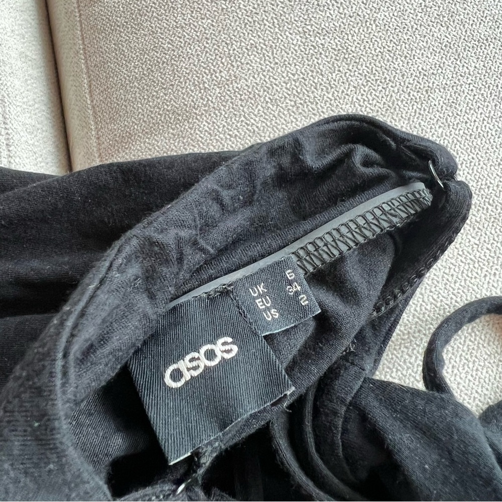 ASOS Strappy Back Racer Jumpsuit - Picture 6 of 6